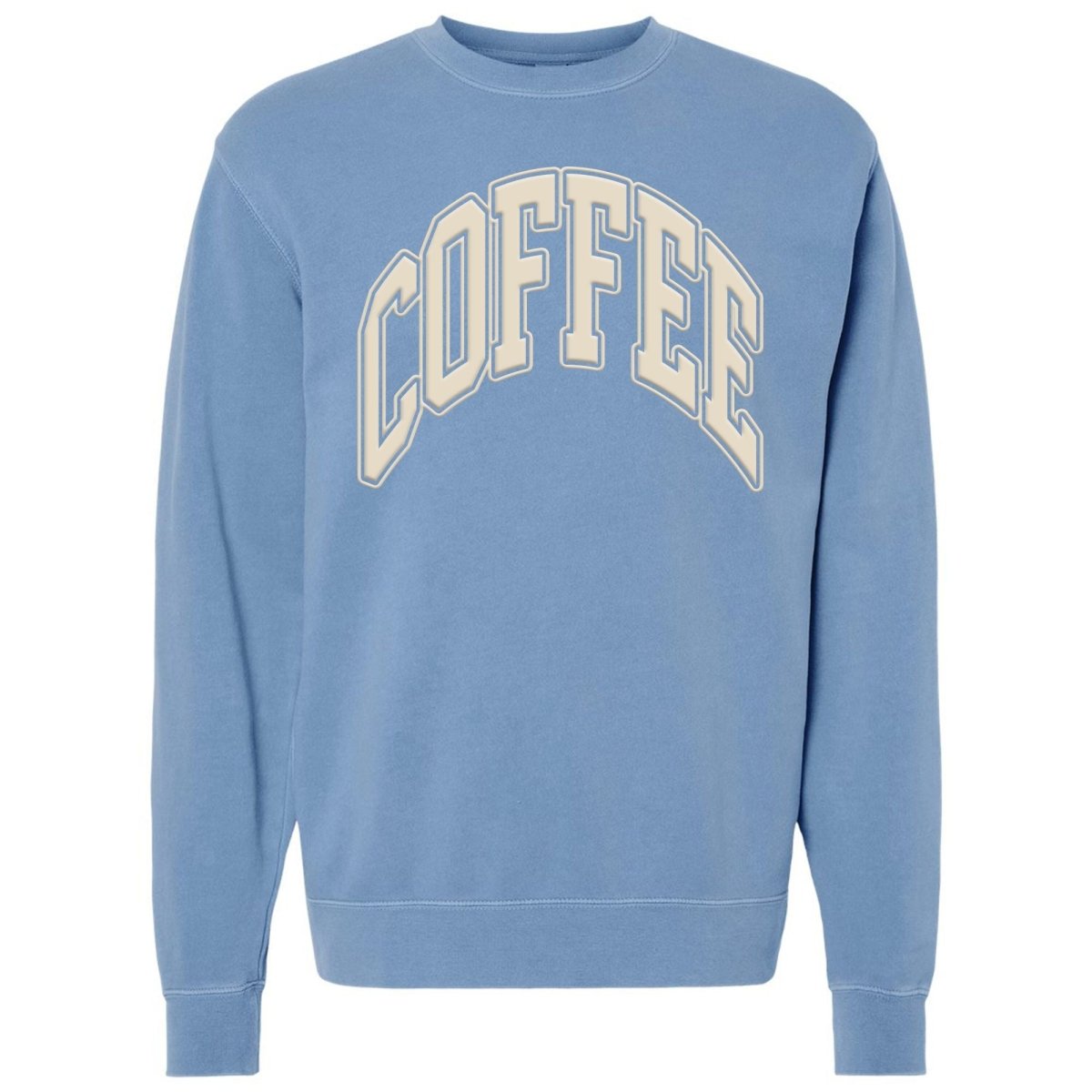 'Coffee' PUFF Cozy Crew from United Monograms