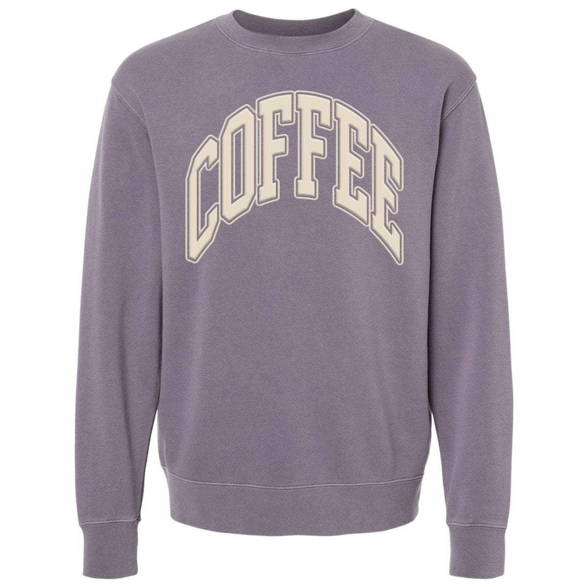 'Coffee' PUFF Cozy Crew from United Monograms