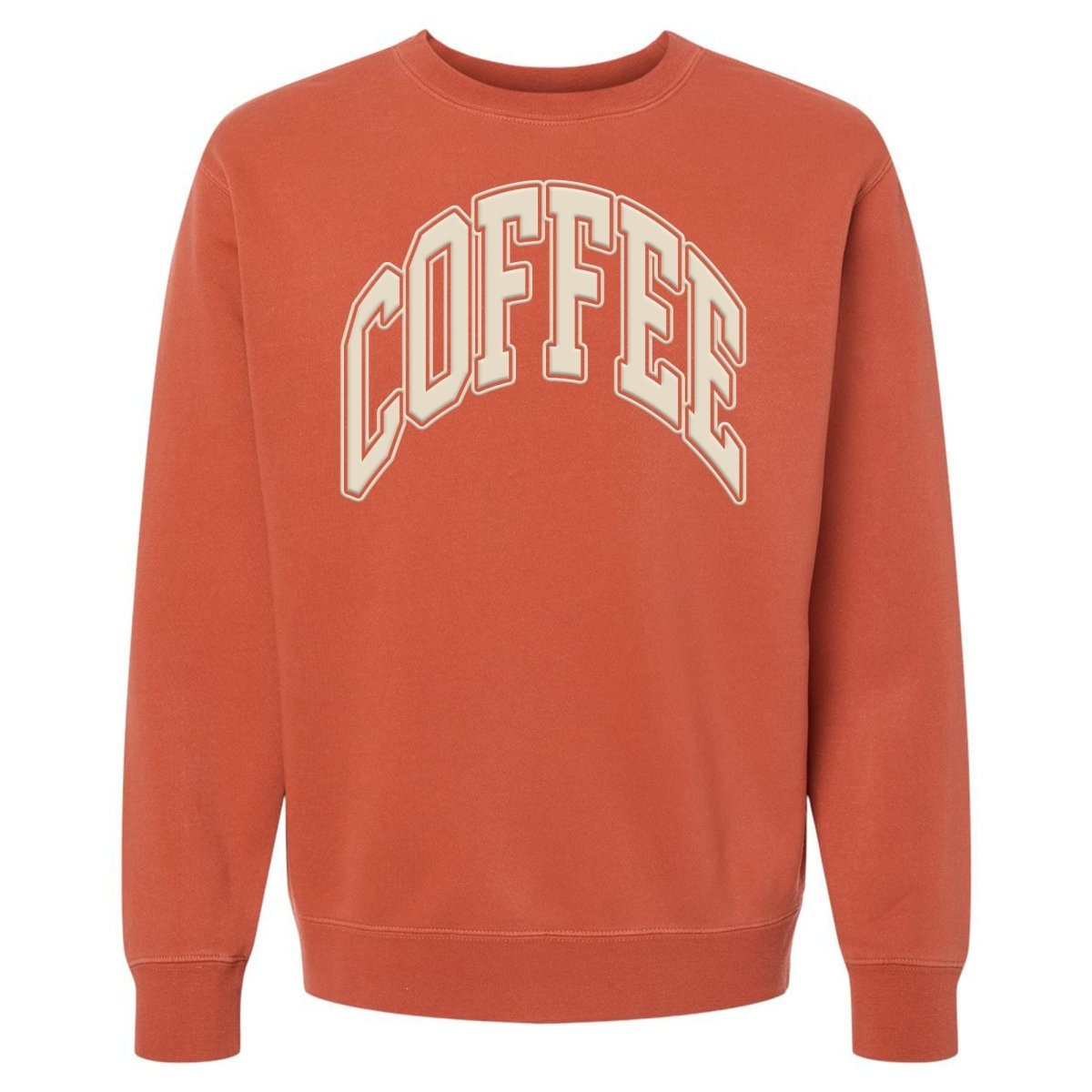 'Coffee' PUFF Cozy Crew from United Monograms