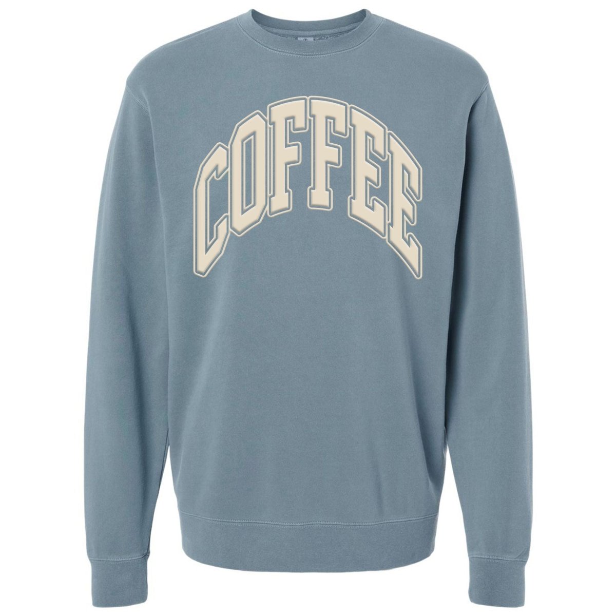 'Coffee' PUFF Cozy Crew from United Monograms