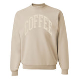 'Coffee' PUFF Crewneck Sweatshirt from United Monograms