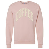 'Coffee' PUFF Crewneck Sweatshirt from United Monograms