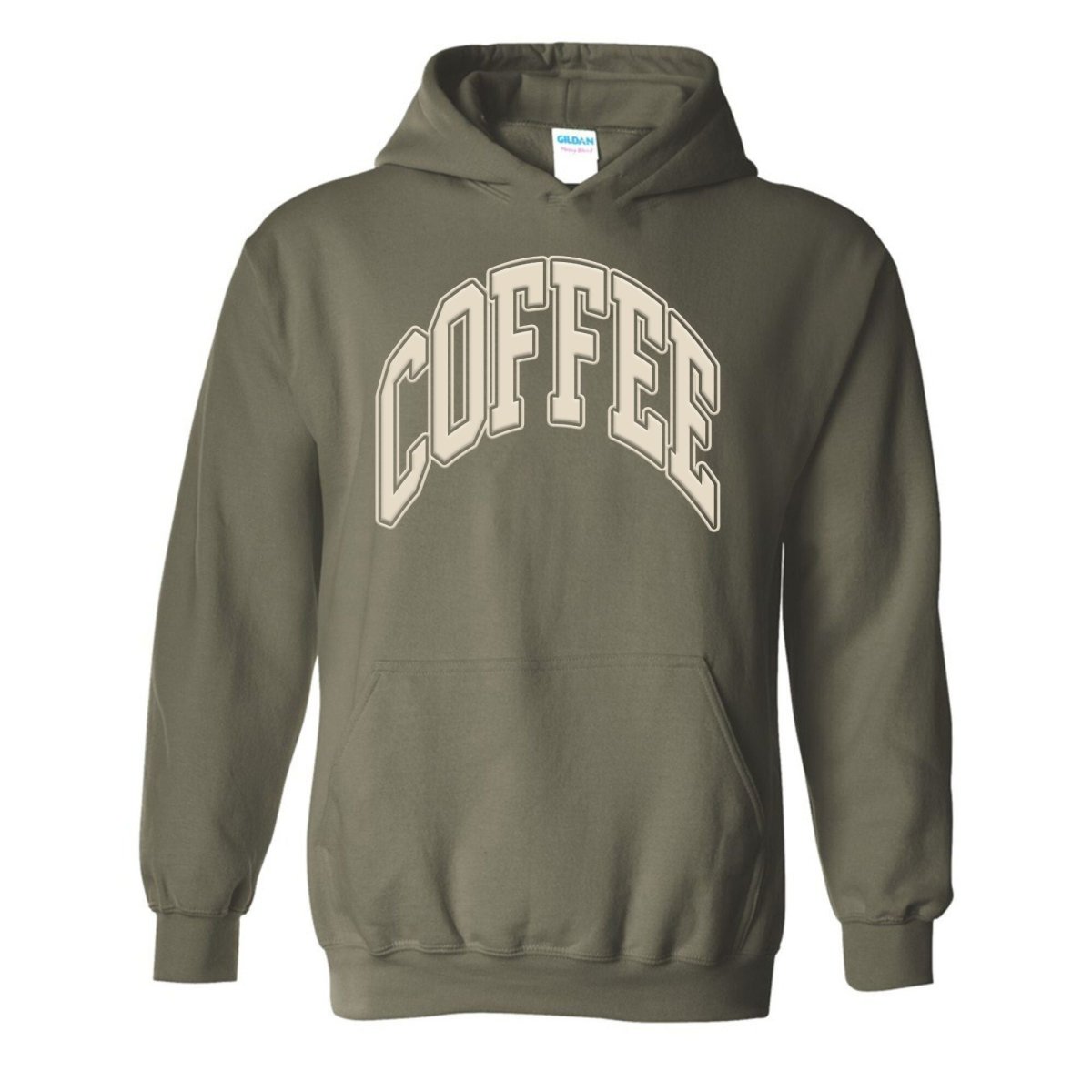 'Coffee' PUFF Hoodie from United Monograms