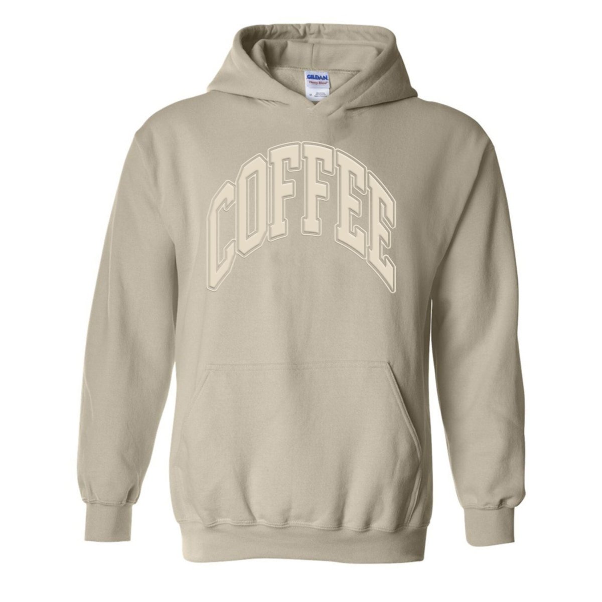 'Coffee' PUFF Hoodie from United Monograms