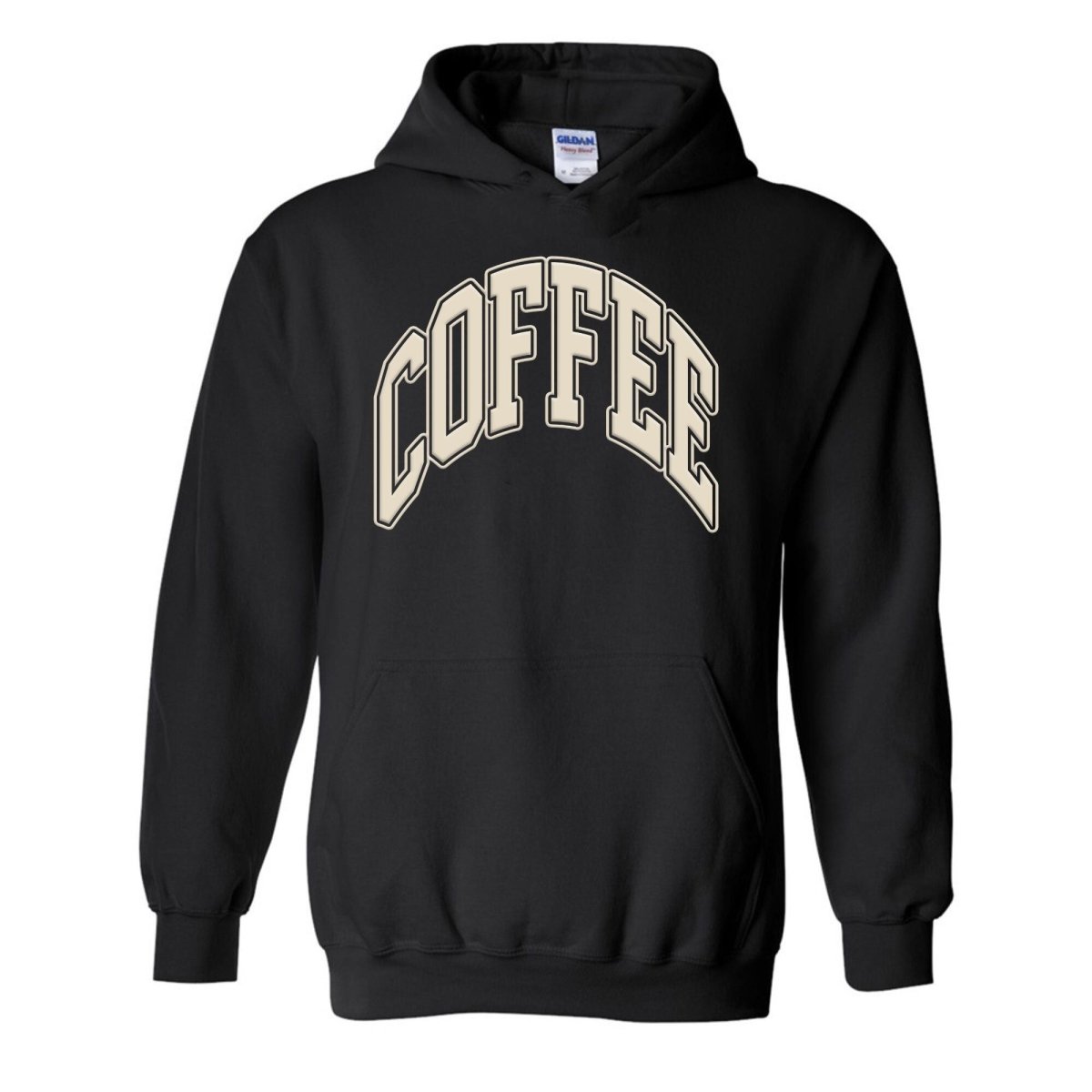 'Coffee' PUFF Hoodie from United Monograms