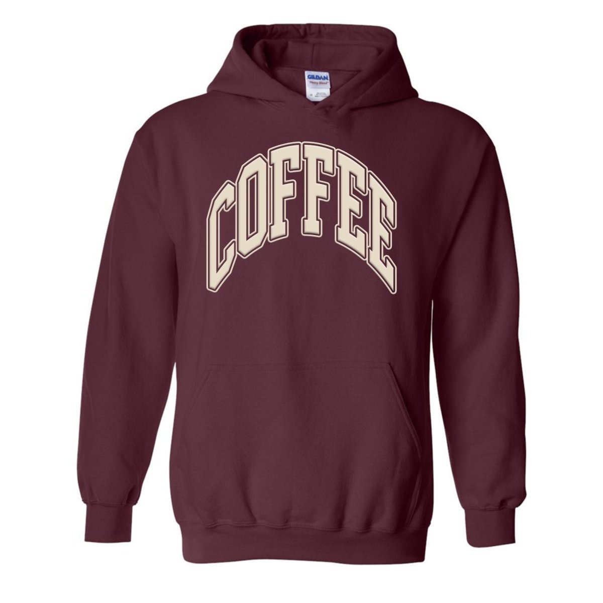 'Coffee' PUFF Hoodie from United Monograms