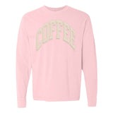 'Coffee' PUFF Long Sleeve T-Shirt from United Monograms