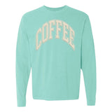 'Coffee' PUFF Long Sleeve T-Shirt from United Monograms
