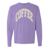 'Coffee' PUFF Long Sleeve T-Shirt from United Monograms