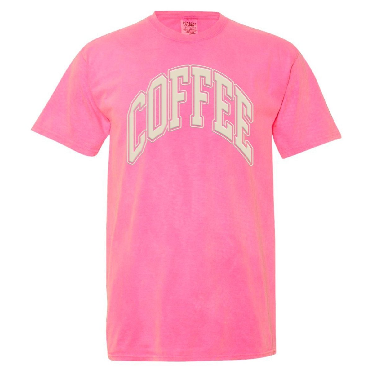 'Coffee' PUFF T-Shirt from United Monograms