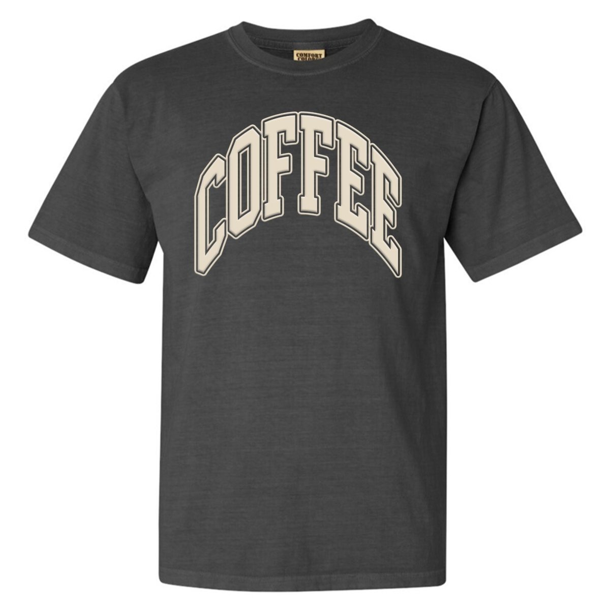 'Coffee' PUFF T-Shirt from United Monograms
