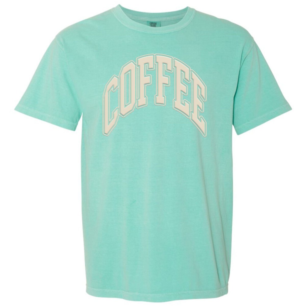 'Coffee' PUFF T-Shirt from United Monograms