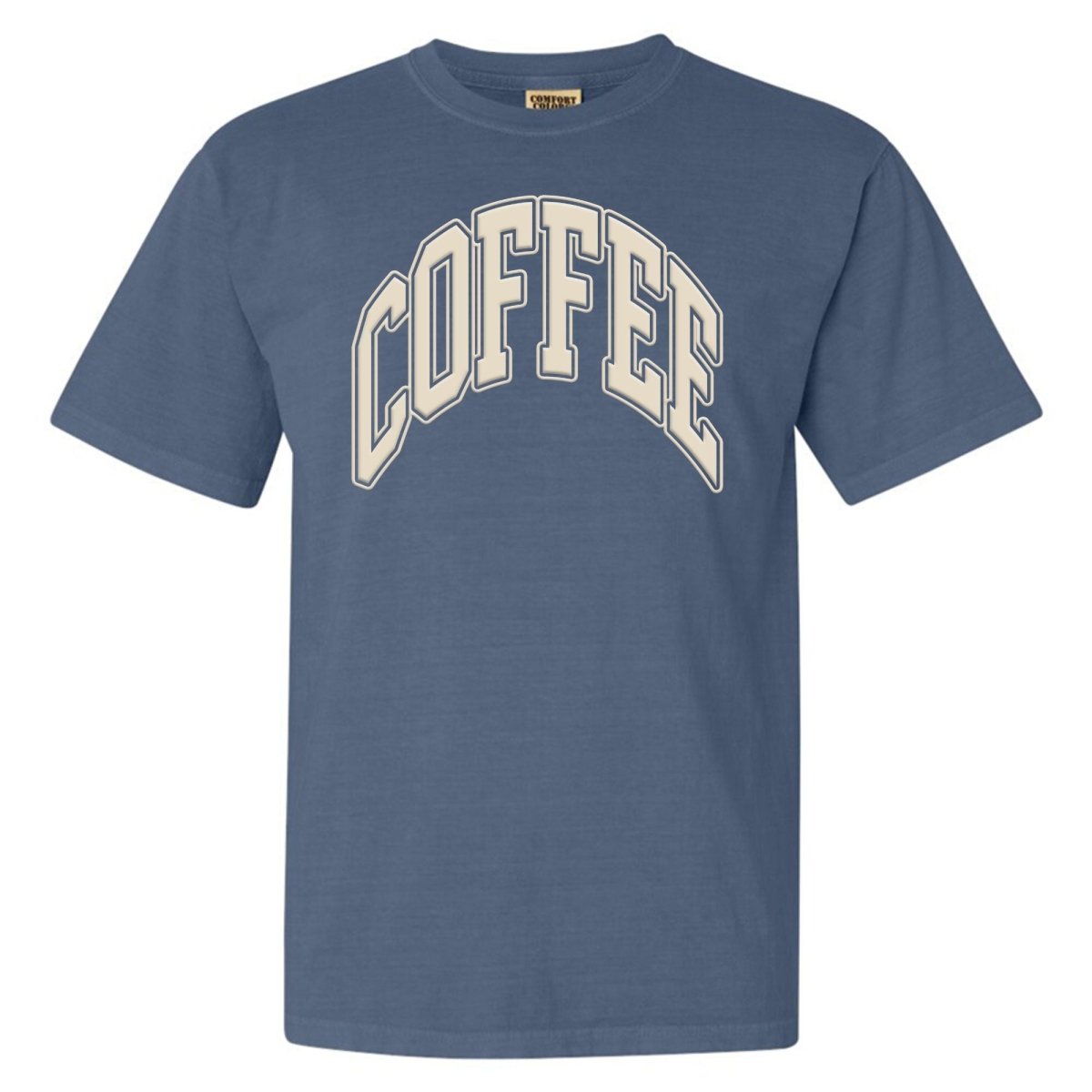 'Coffee' PUFF T-Shirt from United Monograms