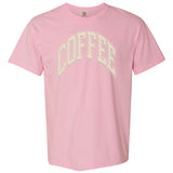 'Coffee' PUFF T-Shirt from United Monograms
