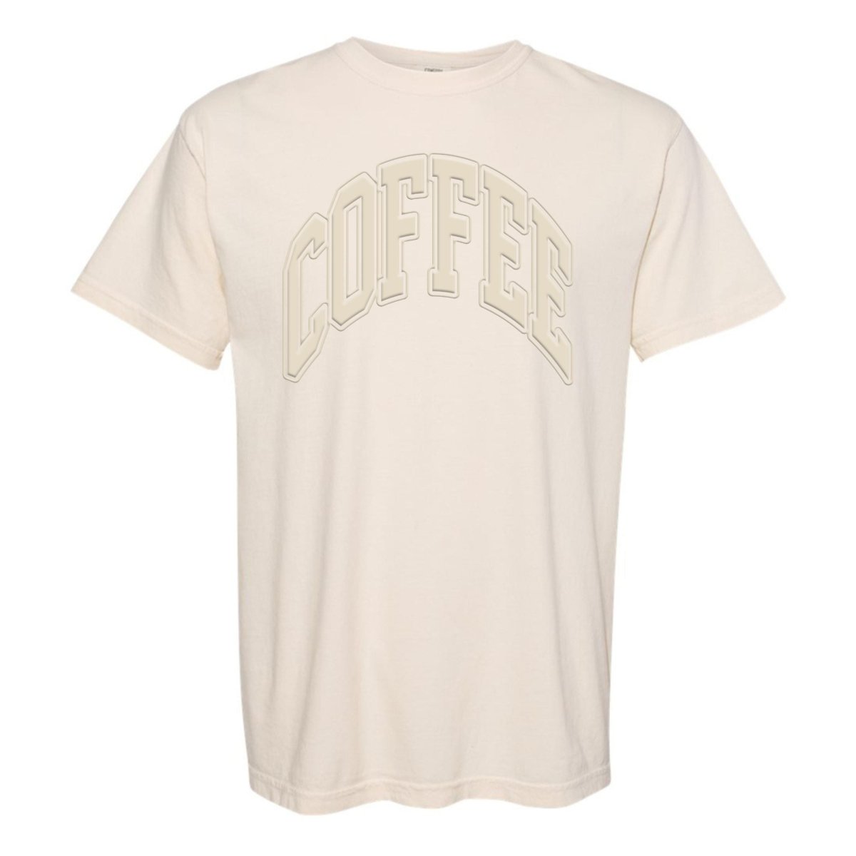 'Coffee' PUFF T-Shirt from United Monograms