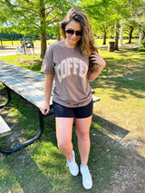 'Coffee' PUFF T-Shirt from United Monograms