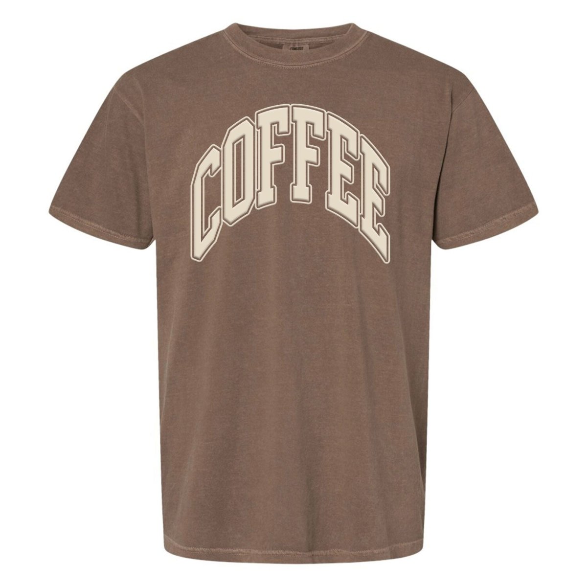 'Coffee' PUFF T-Shirt from United Monograms