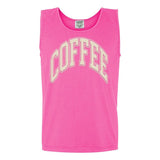 'Coffee' PUFF Tank Top from United Monograms