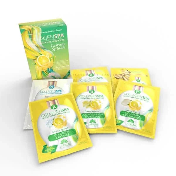 COLLAGEN SPA 7 STEPS SYSTEM + BOMBER  Lemon Single from iNAIL SUPPLY