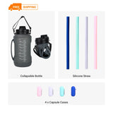 Collapsible Large Capacity Travel Water Bottle 67oz from Cool Gadget