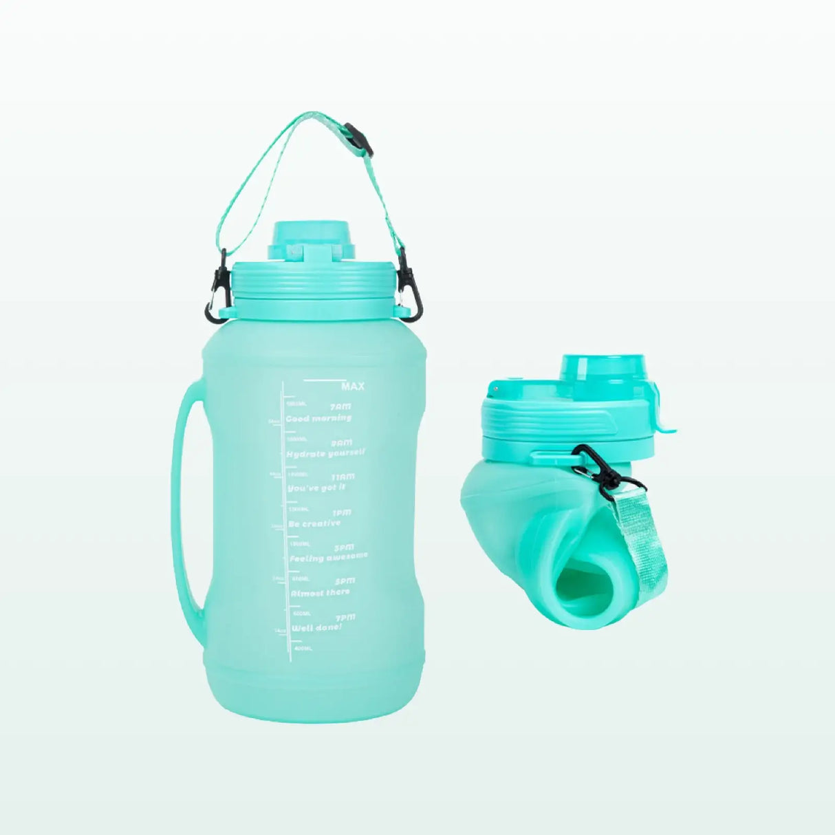 Collapsible Large Capacity Travel Water Bottle 67oz from Cool Gadget