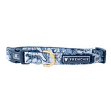 Frenchie Comfort Collar - Toile- Blue from Frenchie Bulldog
