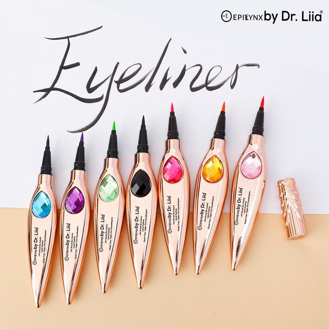 Gem Liquid Eyeliner with a Precision Tip from Epilynx Skincare and Cosmetics