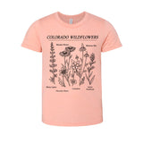 Colorado Wildflowers Kids Tee from Akinz