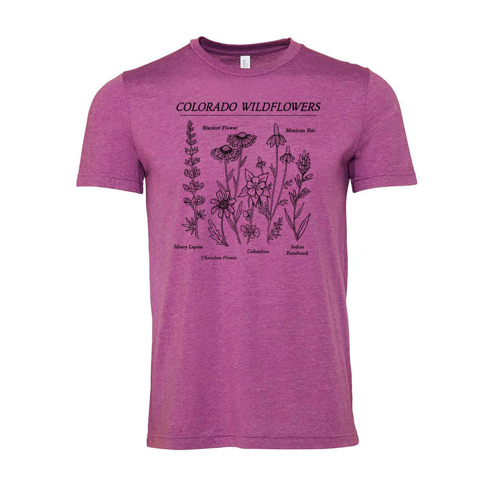 Colorado Wildflowers Tee from Akinz