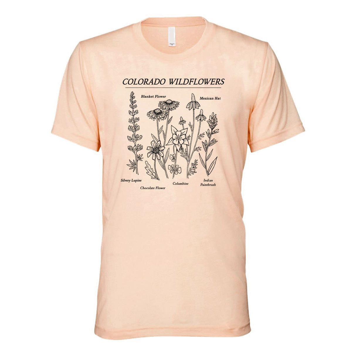 Colorado Wildflowers Triblend Tee from Akinz