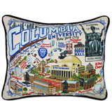 Columbia University Collegiate Embroidered Pillow by CatStudio from Quirks!