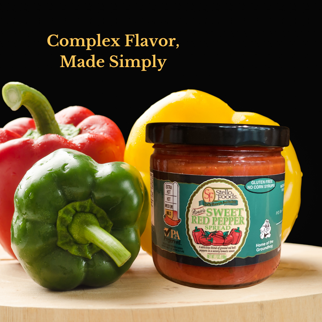 Stello Foods - Rosie's Sweet Pepper Spread 12 oz from Stello Foods