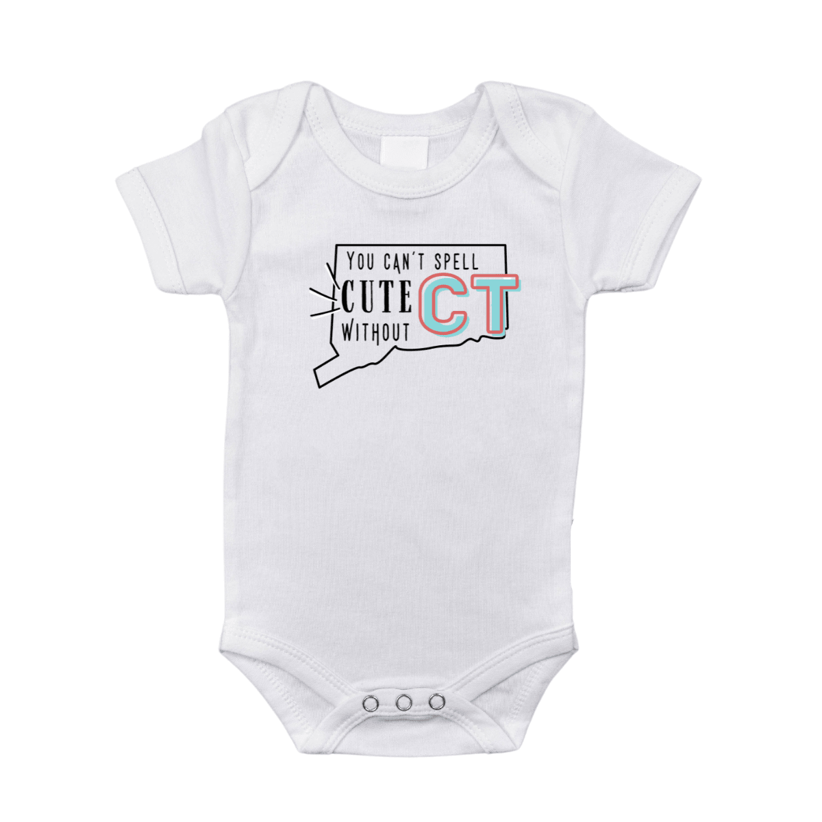 Connecticut Baby Onesie from Little Hometown