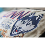 Connecticut, University of Collegiate Embroidered Pillow by CatStudio from Quirks!