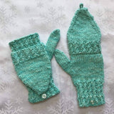 Convertible Mittens Knitting Pattern from Darn Good Yarn