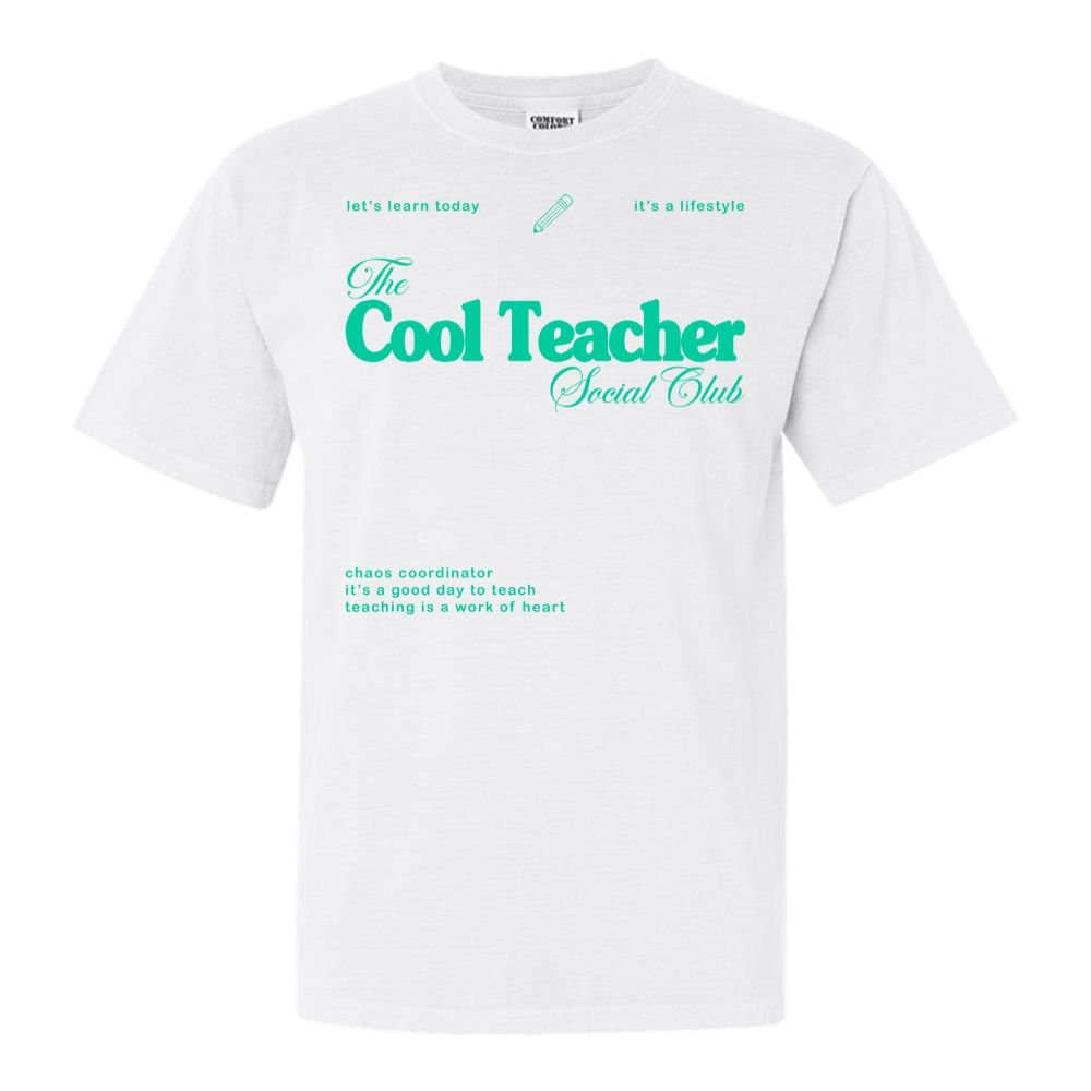 'Cool Teacher Social Club' T-Shirt from United Monograms