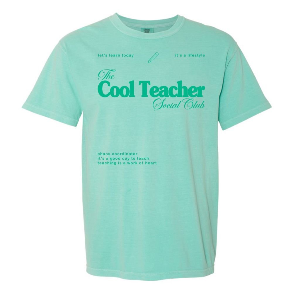 'Cool Teacher Social Club' T-Shirt from United Monograms