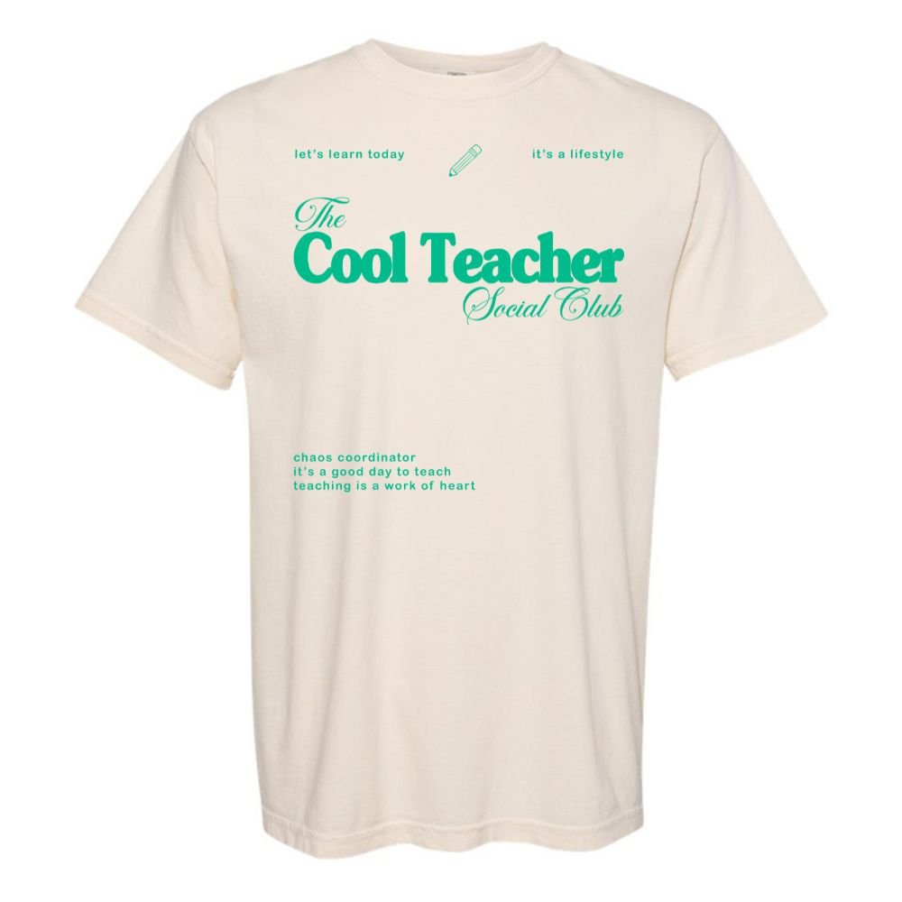'Cool Teacher Social Club' T-Shirt from United Monograms