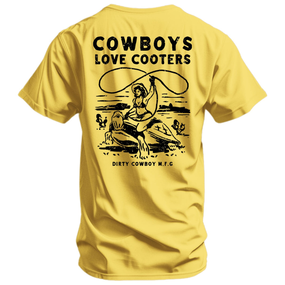 Cowboys Love Cooters Men's T-Shirt From Combat Iron Apparel