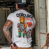 Corduroy The Bear - Don't Take No Sh*t Men's T-shirt From Combat Iron Apparel
