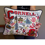 Cornell University Collegiate Embroidered Pillow by CatStudio from Quirks!