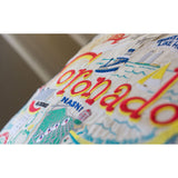 Coronado Embroidered Pillow from Quirks!