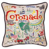 Coronado Embroidered Pillow from Quirks!