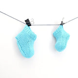 Cotton Candy Baby Booties Knitting Pattern from Darn Good Yarn
