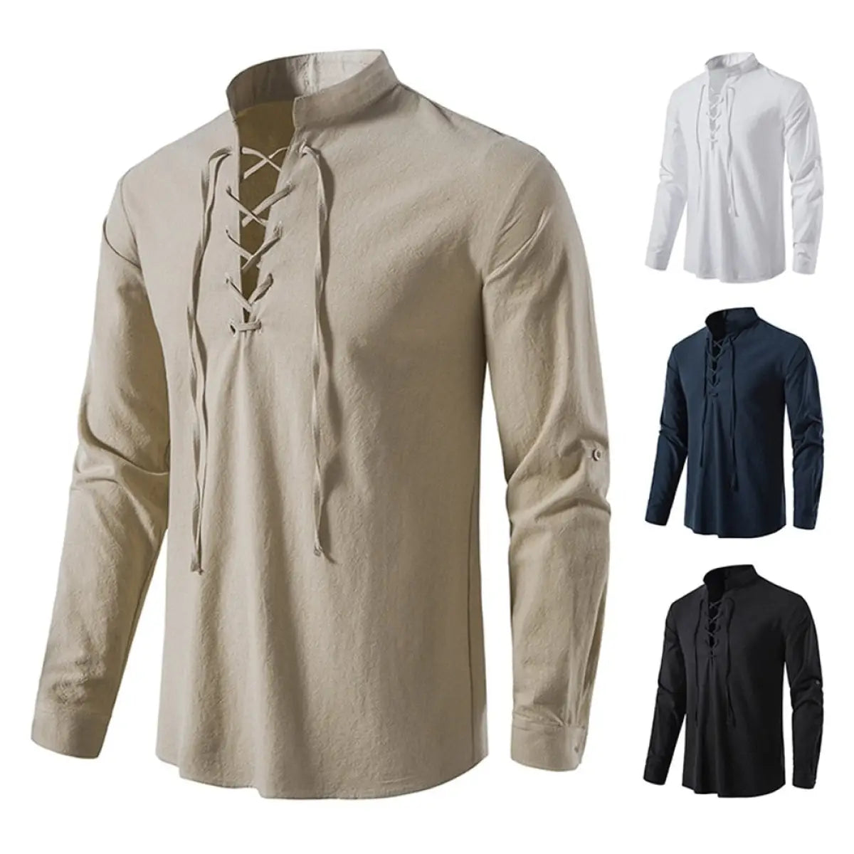 Men's Cotton Linen Tee Shirt From Kawaii Stop