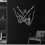 Custom Couple Love Hands from VITAHOME DESIGN LLC