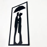Couple Under the Umbrella  Metal Wall Art from VITAHOME DESIGN LLC