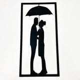 Couple Under the Umbrella  Metal Wall Art from VITAHOME DESIGN LLC