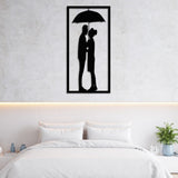 Couple Under the Umbrella  Metal Wall Art from VITAHOME DESIGN LLC