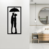 Couple Under the Umbrella  Metal Wall Art from VITAHOME DESIGN LLC
